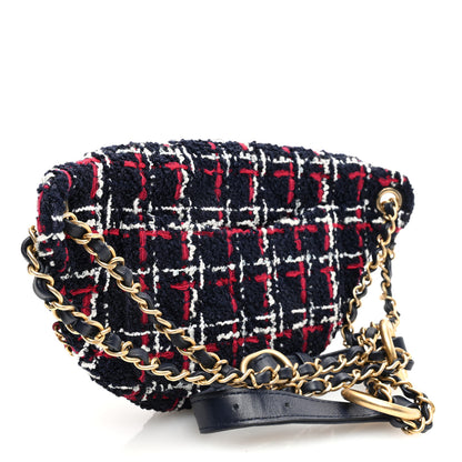 Chanel Tweed Quilted Chain 20s Signe Waist Bag Multicolor 3 of 10