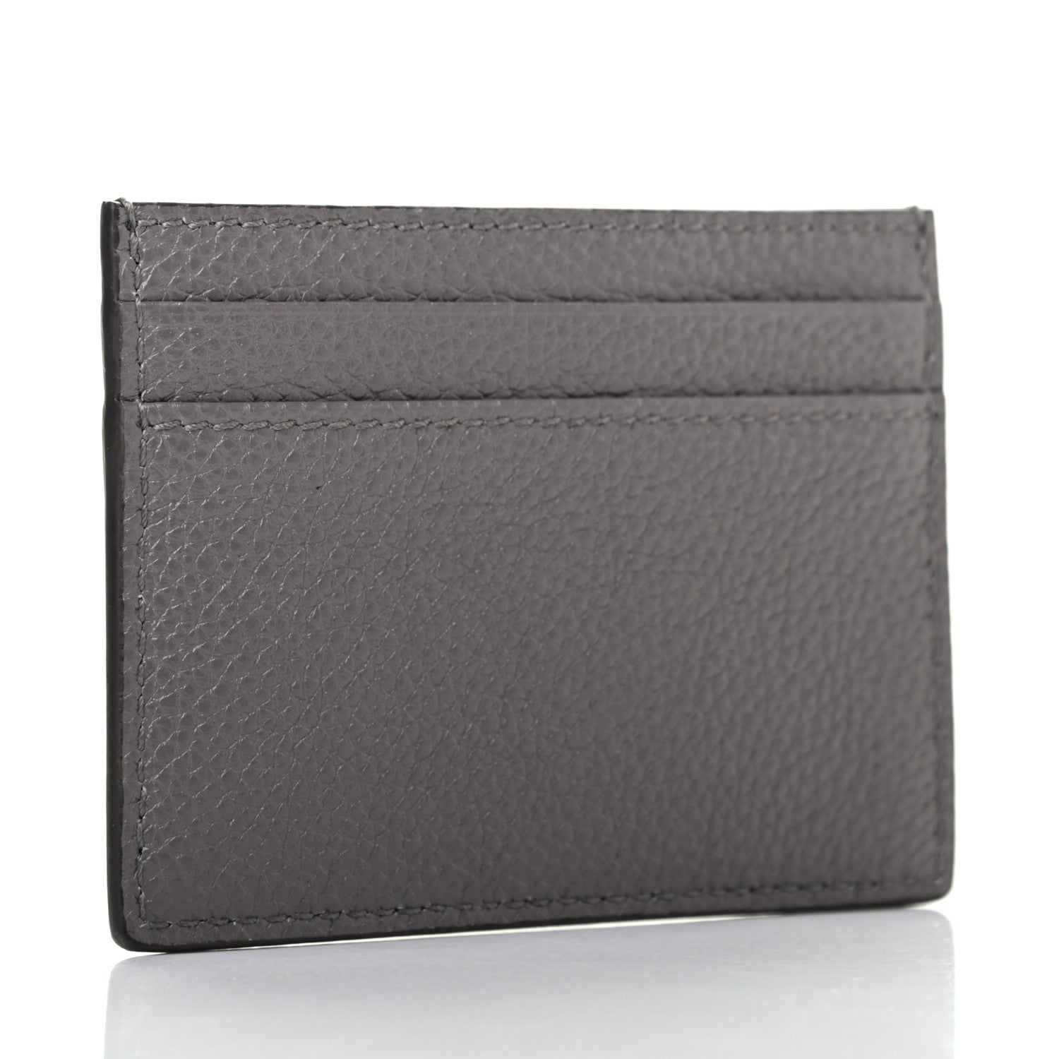 Gucci Grainy Calfskin Zumi Card Holder Dusty Grey 3 of 6
