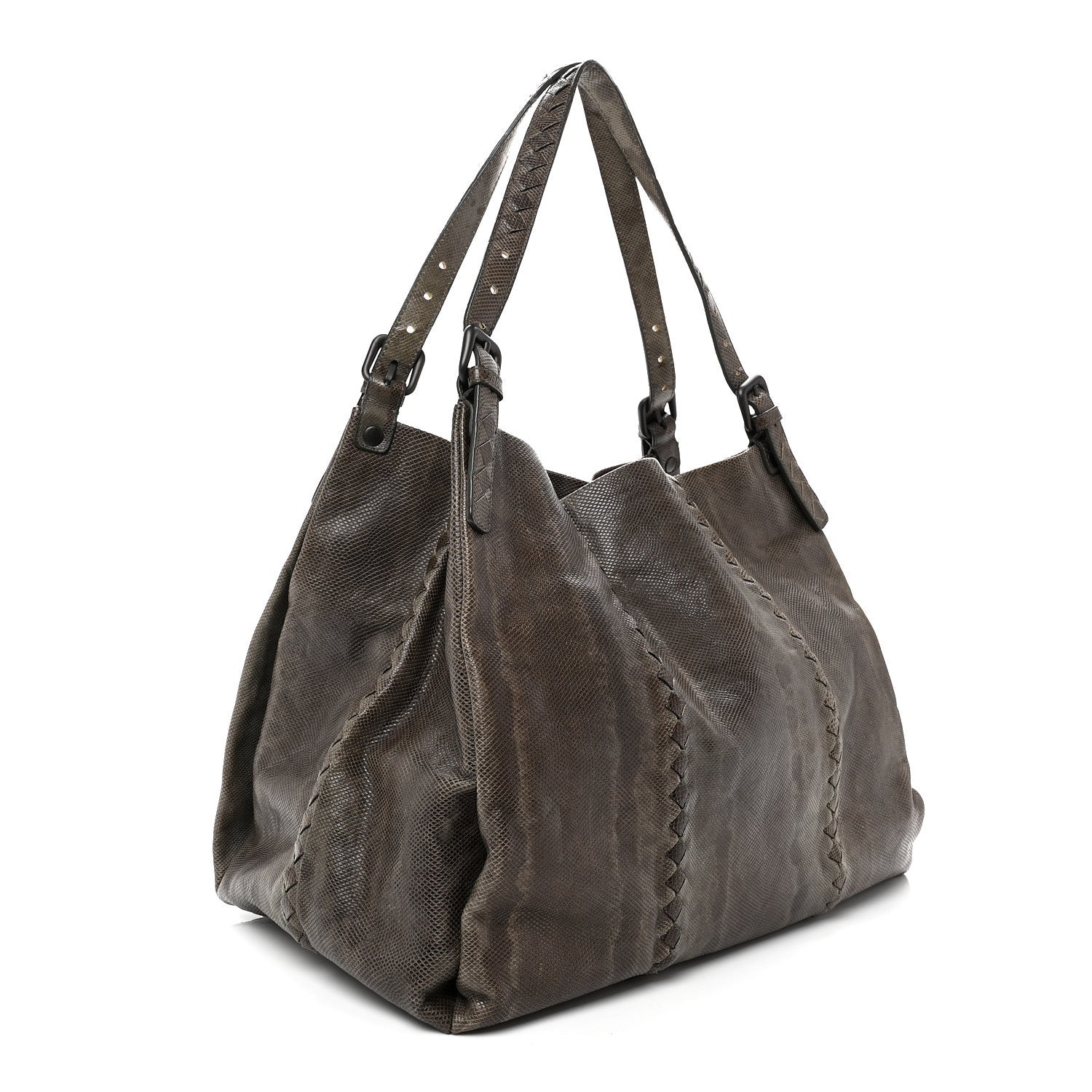 Bottega Veneta Karung Intrecciato Tote Grey 4 of 11