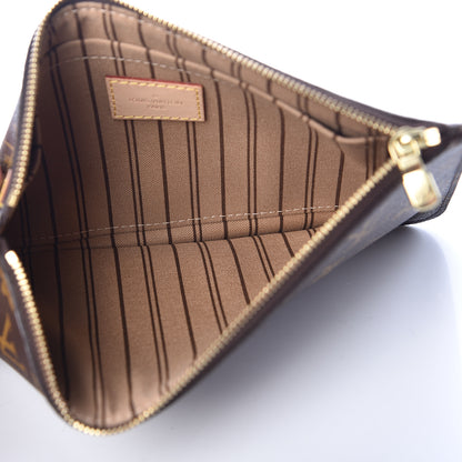 Louis Vuitton Monogram Neverfull MM GM Pochette 5 of 8