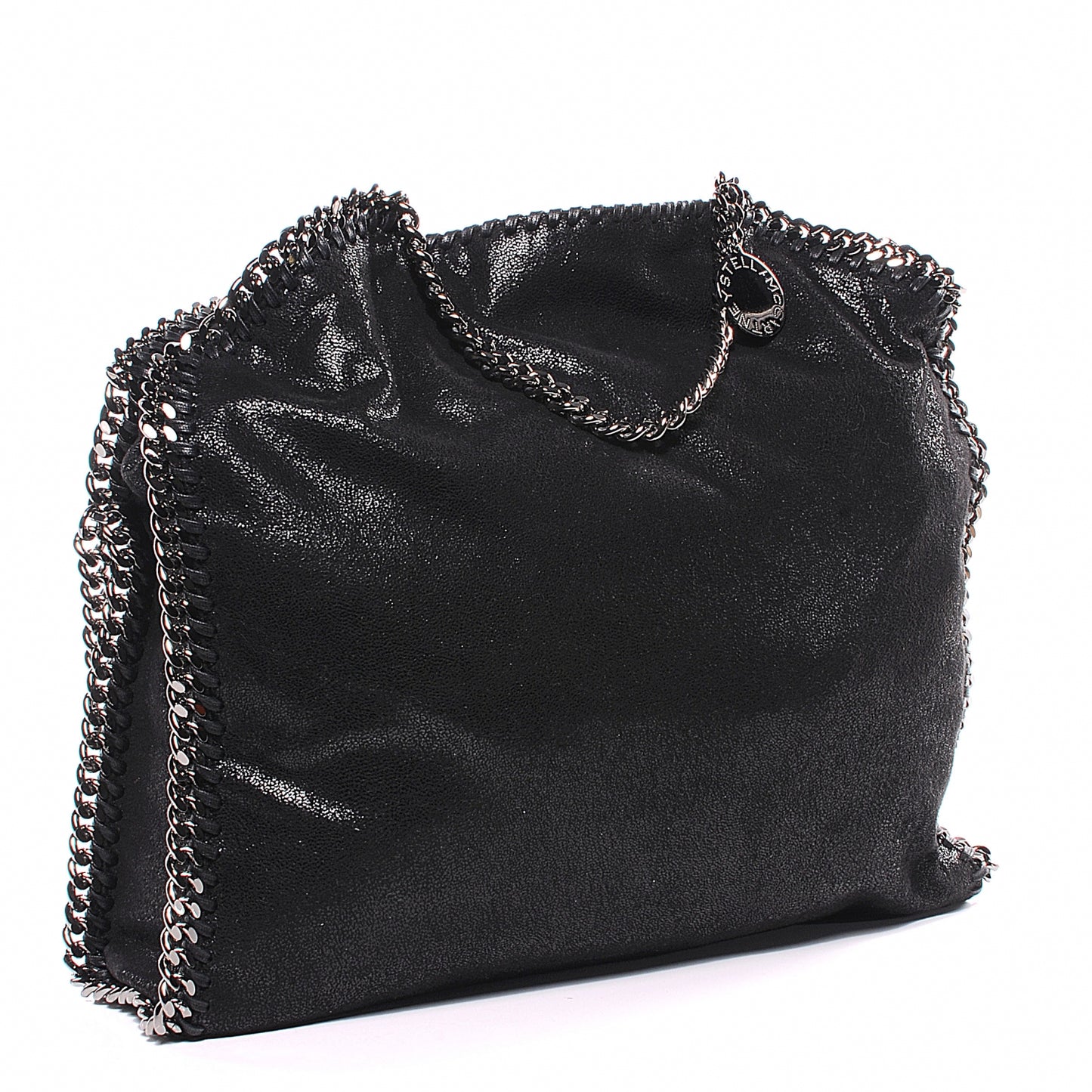 Faux Leather Falabella Black