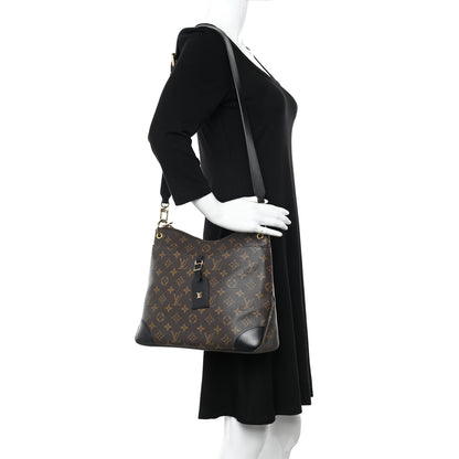 Louis Vuitton Monogram Odeon MM Black 2 of 11