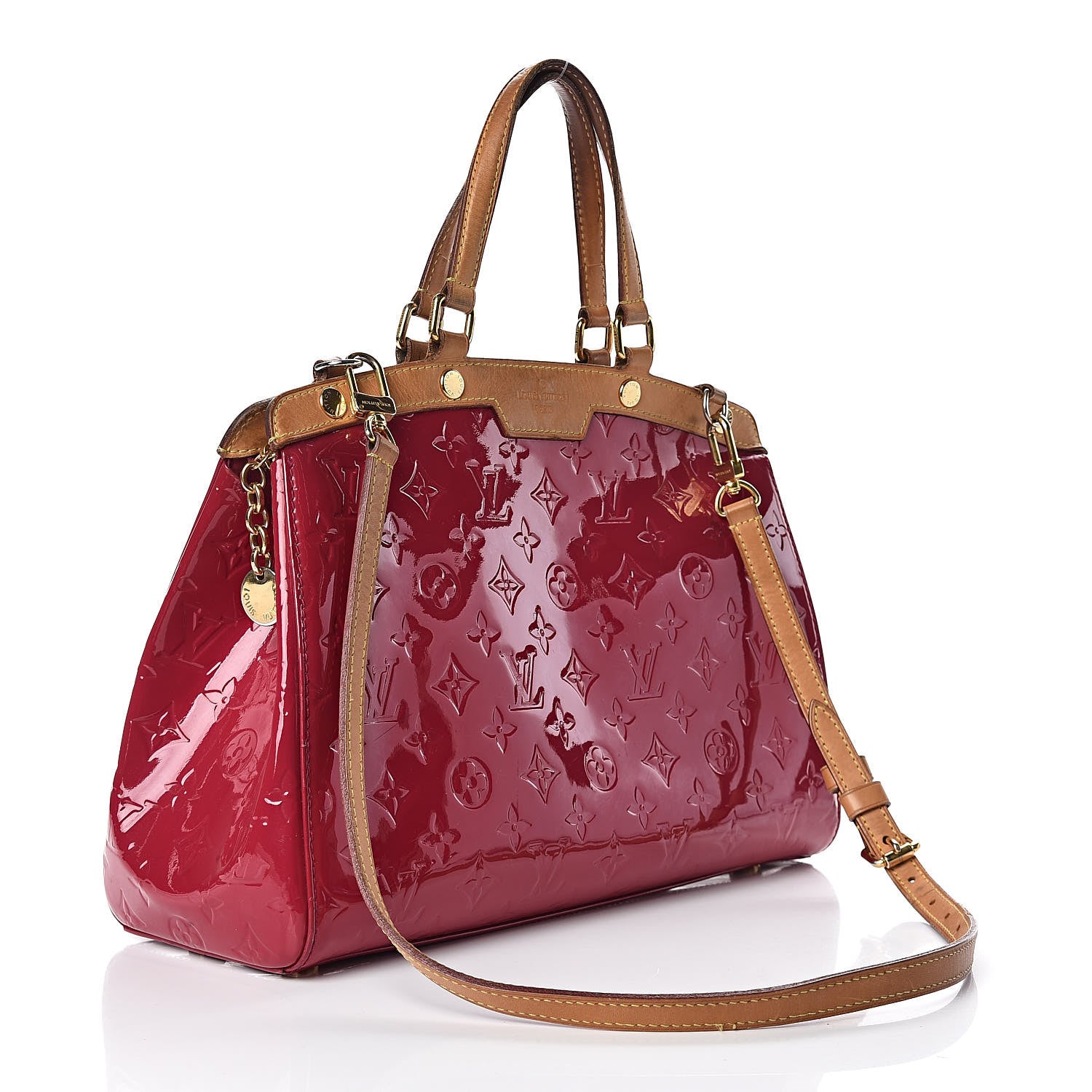 Louis Vuitton Vernis Brea GM Rose Indien 3 of 17