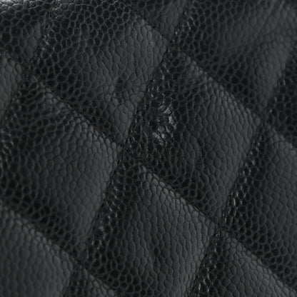 Chanel Caviar Quilted Jumbo Single Flap Black 9 of 12