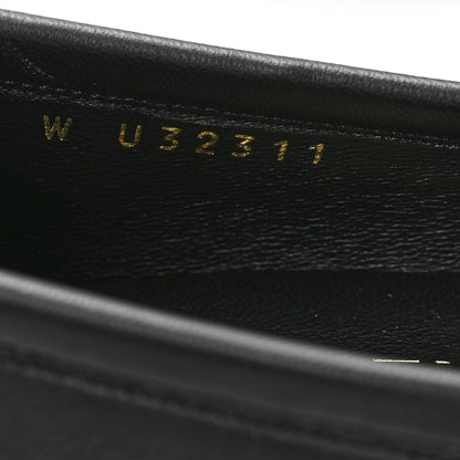 Chanel Calfskin Womens Stitched CC Loafers 36 Black 9 of 9