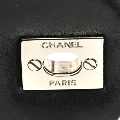 Chanel Vinyl Quilted Degrade Jumbo Single Flap Black 6 of 11