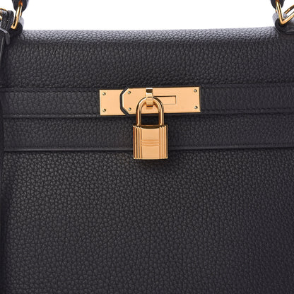 Hermes Togo Kelly Retourne 32 Black 37 of 40