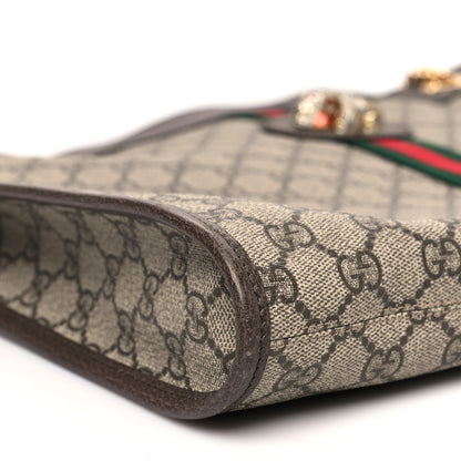 Gucci GG Supreme Monogram Large Rajah Chain Tote Beige New Acero 10 of 11