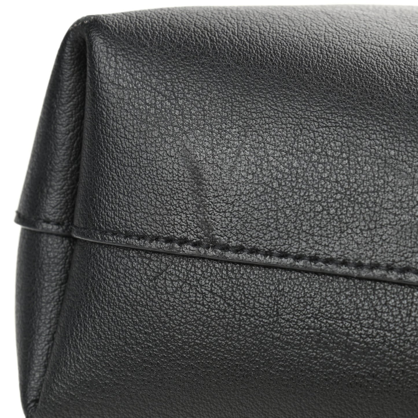 Calfskin Toy Shopping Tote Black