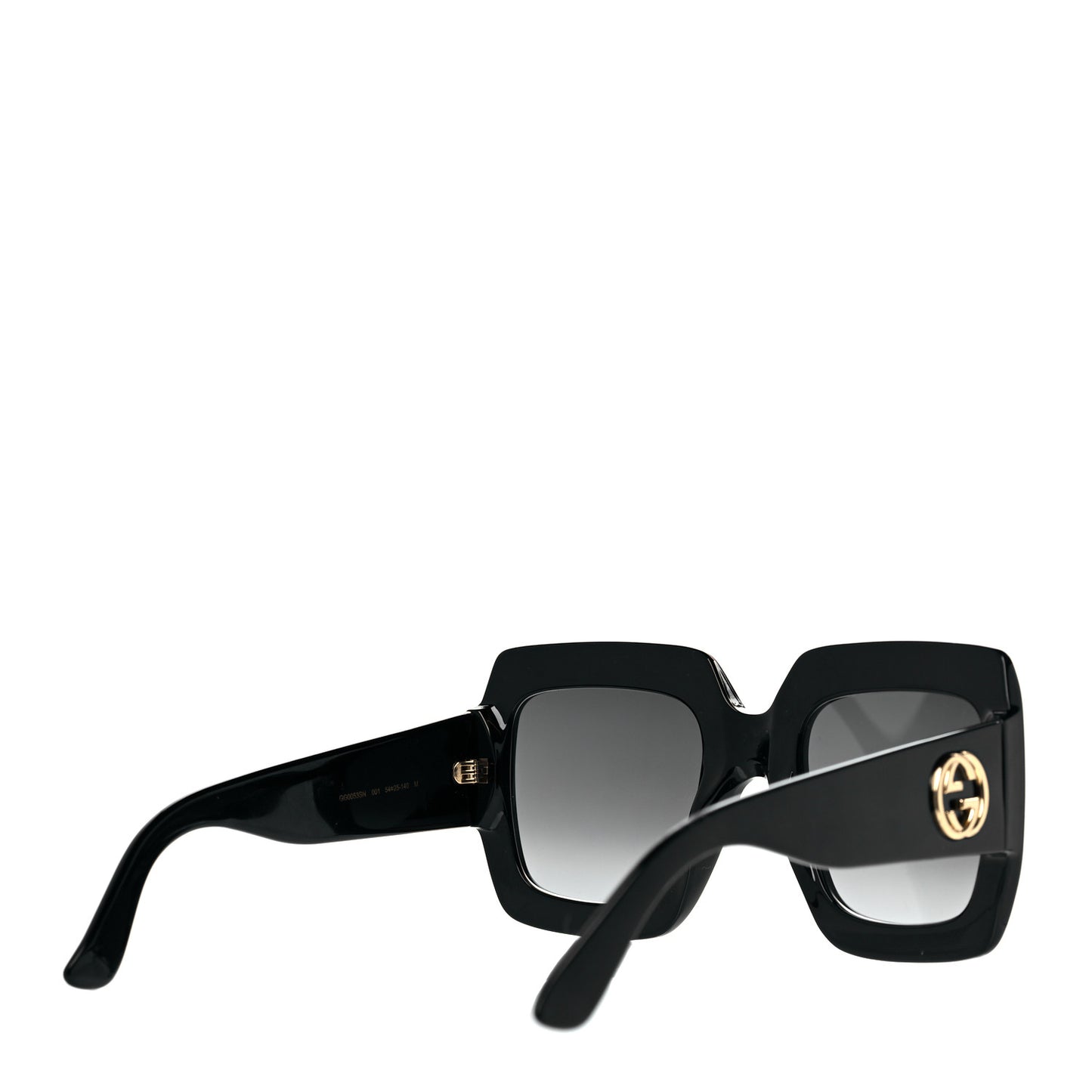 Acetate Square Frame Sunglasses GG0053S Black
