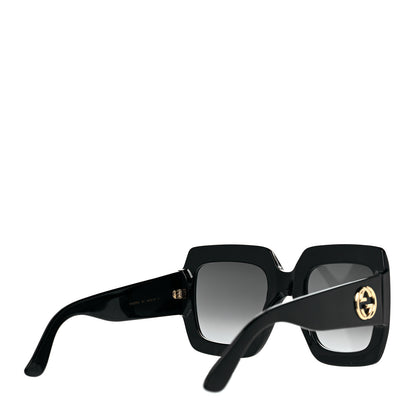 Gucci Acetate Square Frame Sunglasses GG0053S Black 3 of 6