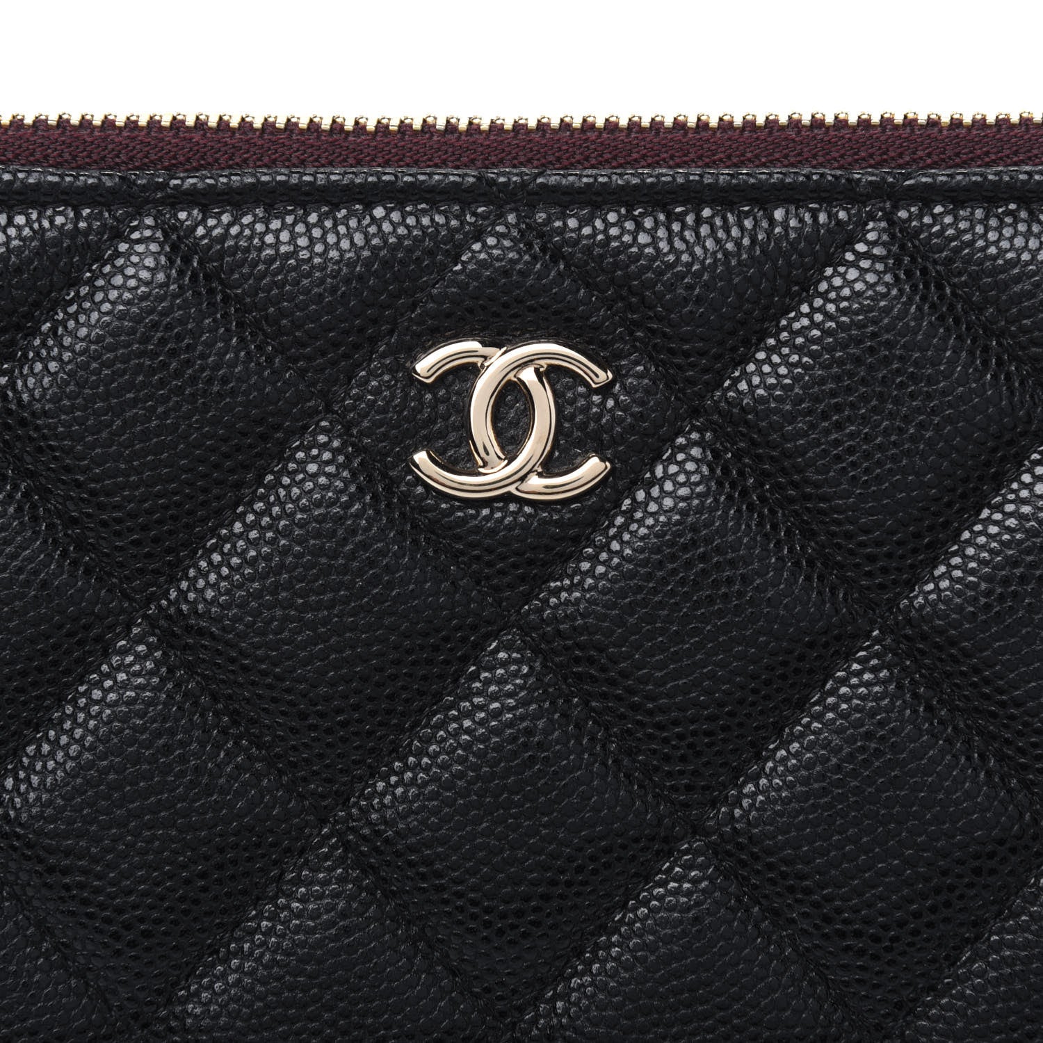 Chanel Caviar Quilted Cosmetic Case Black 11 of 12