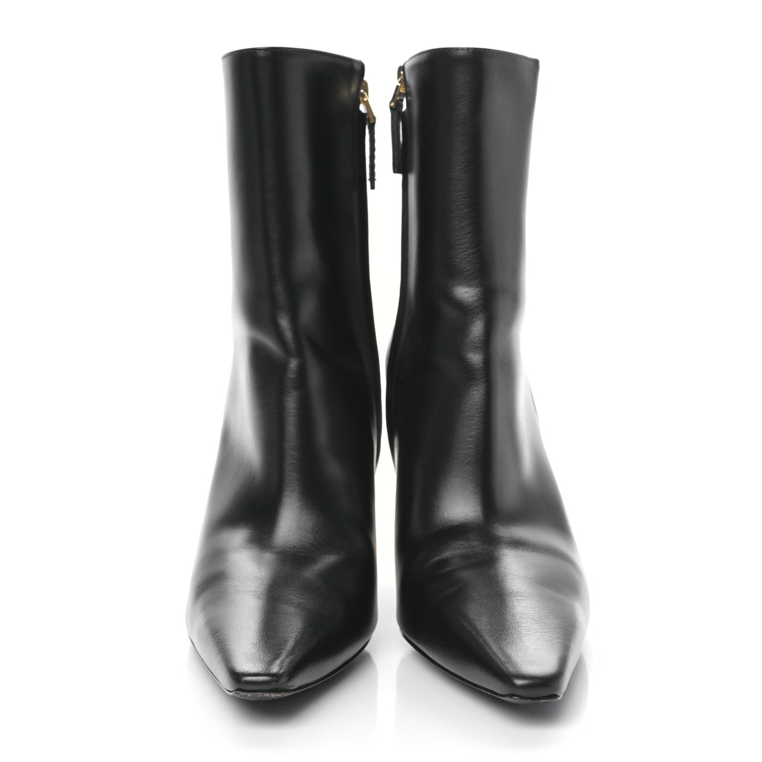 Givenchy Calfskin G Cube Heel Ankle Boots 41 Black 2 of 8