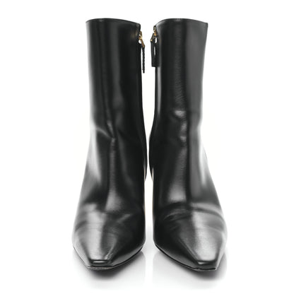 Givenchy Calfskin G Cube Heel Ankle Boots 41 Black 2 of 8