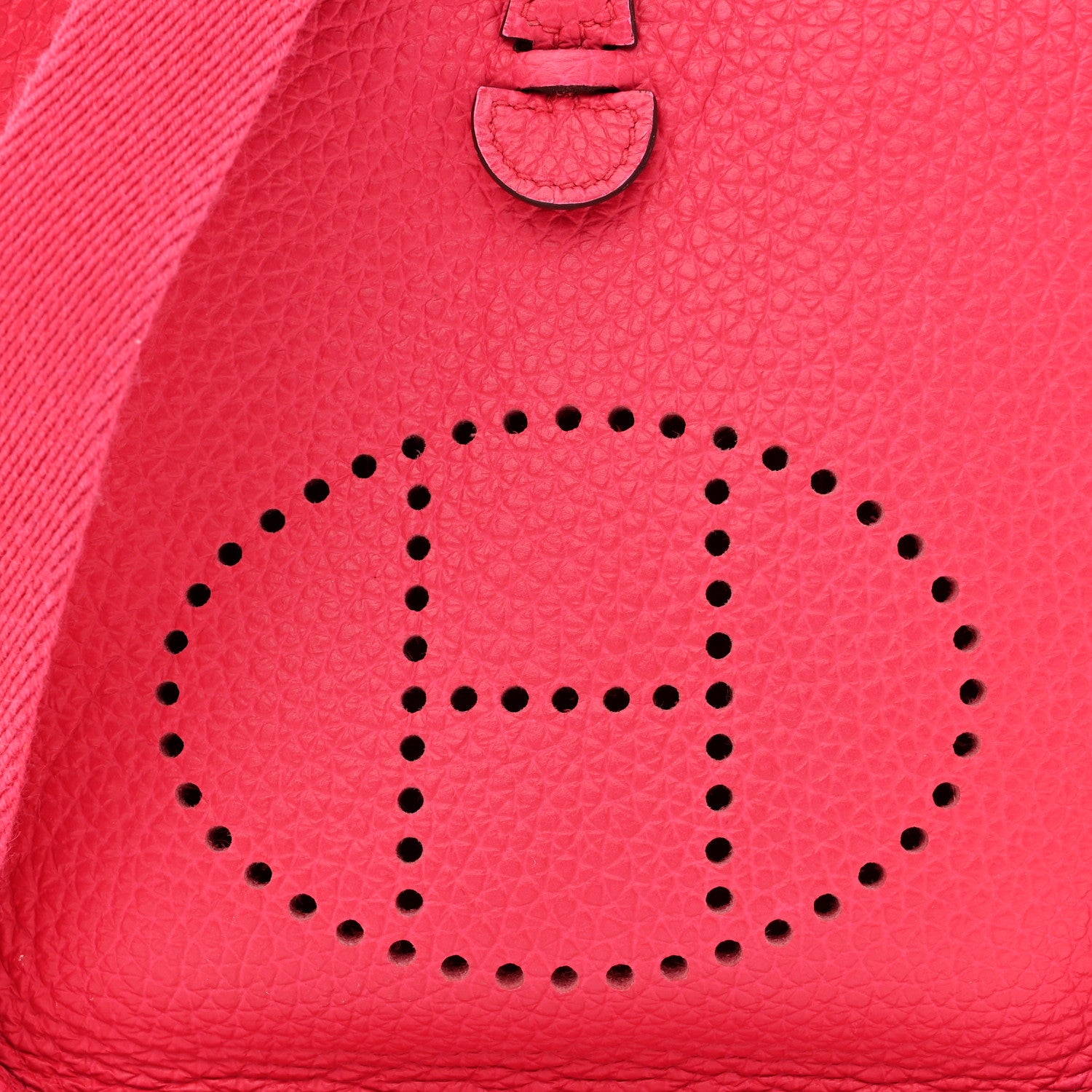Hermes Taurillon Clemence Evelyne TPM Rose Extreme 8 of 10