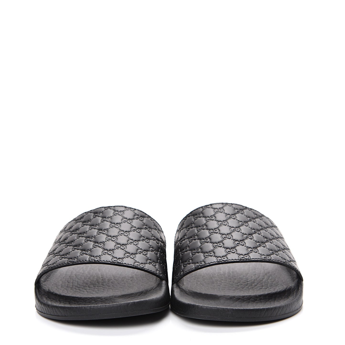 Microguccissima Slide Sandals 35 Black