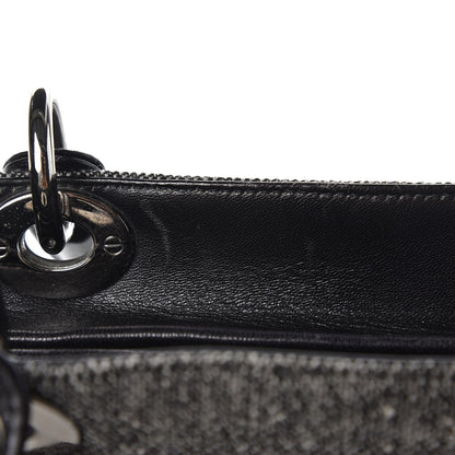 Christian Dior Tweed Medium Lady Dior Black 11 of 11