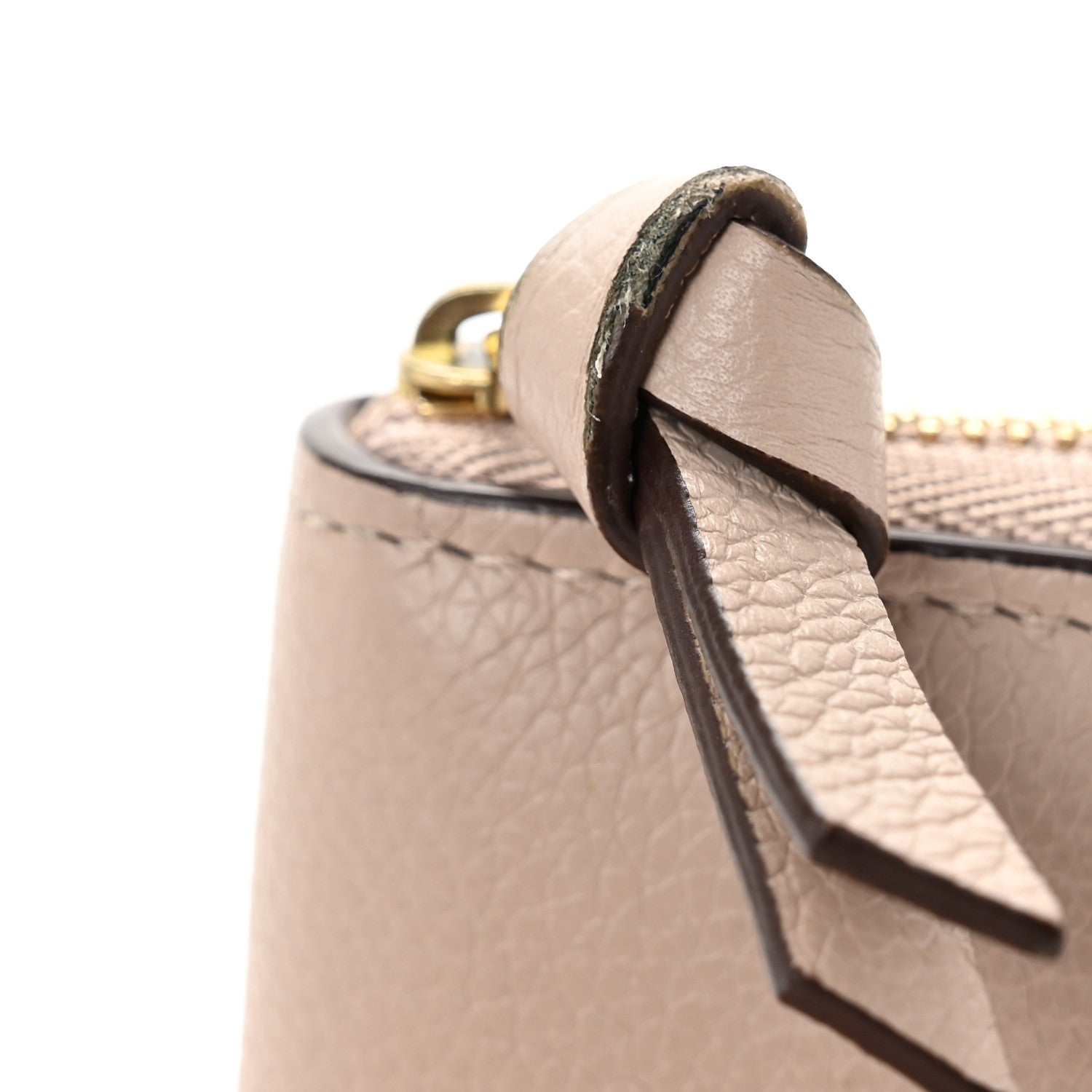 Louis Vuitton Calfskin Lockme Zippy Coin Purse Greige 8 of 9
