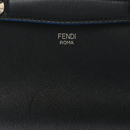 Fendi Vitello Dolce Crystal Croc Tail Mini By The Way Boston Bag Black Multicolor 8 of 10