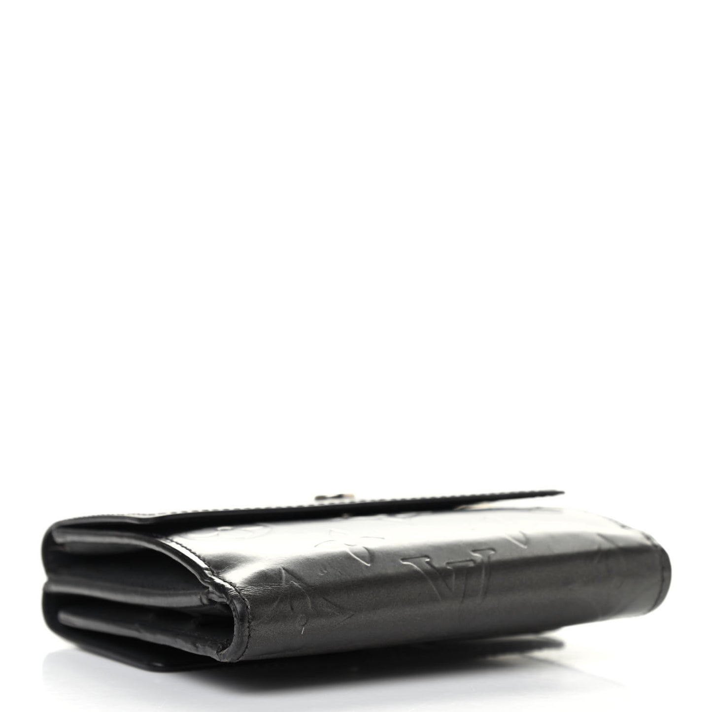 Mat Monogram Elise Wallet Black