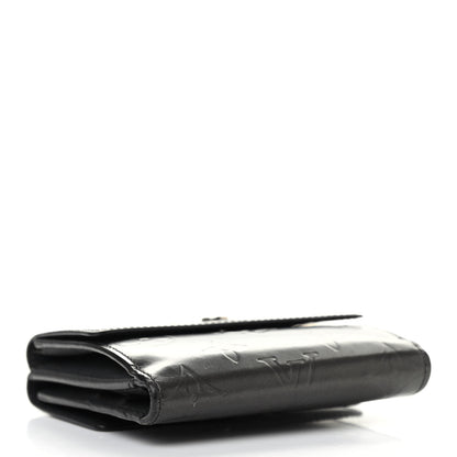 Louis Vuitton Mat Monogram Elise Wallet Black 3 of 5