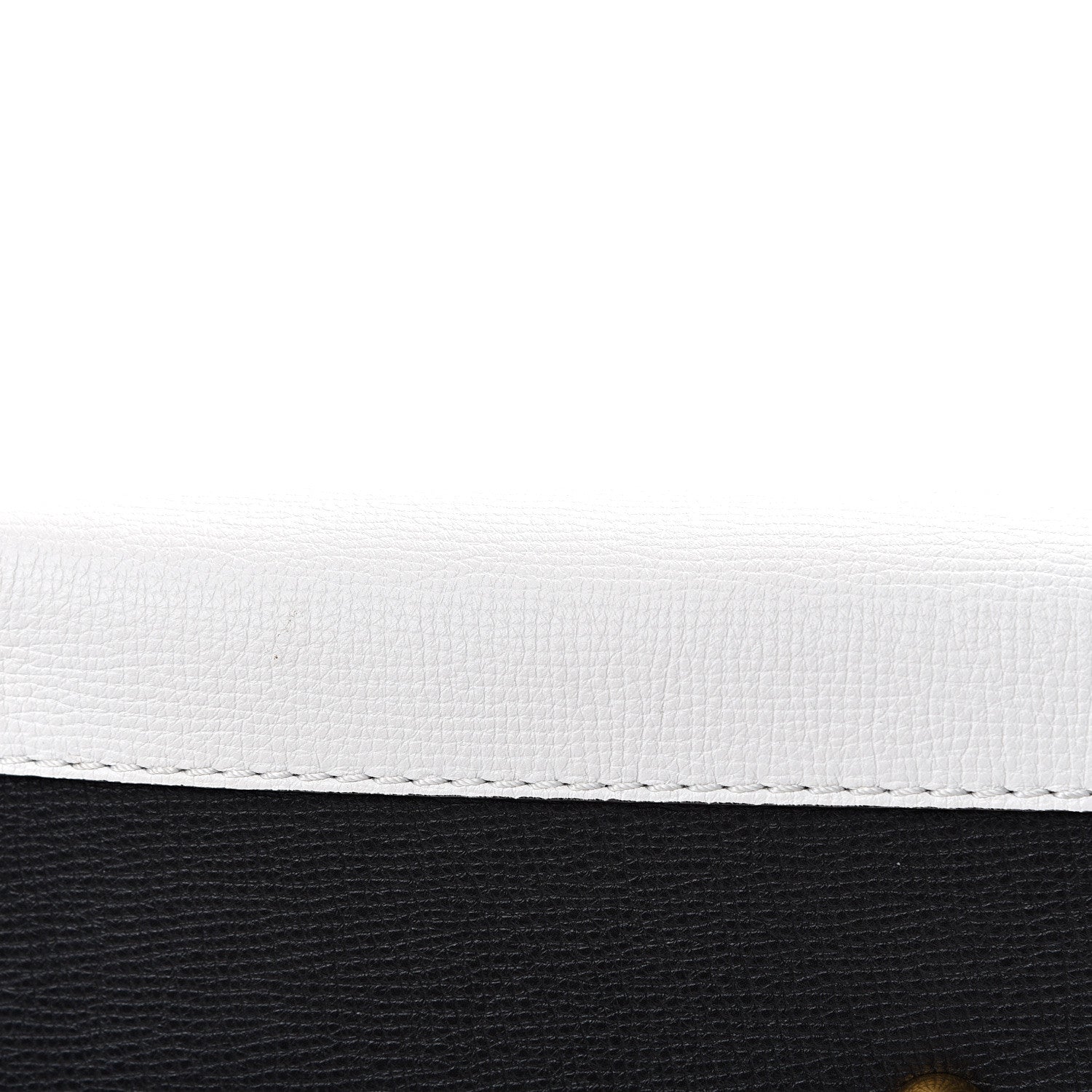 Burberry Derby Calfskin House Check Medium Camberley Chalk White Black 10 of 11