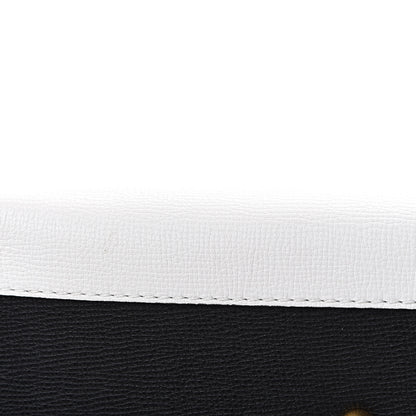 Burberry Derby Calfskin House Check Medium Camberley Chalk White Black 10 of 11