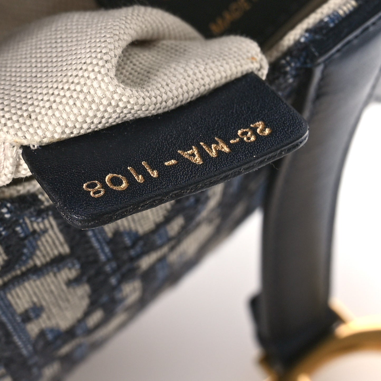 Oblique Mini Saddle Bag Blue
