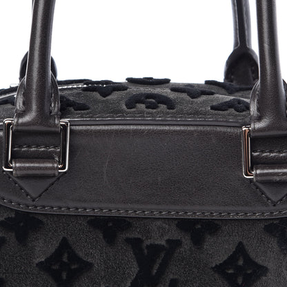 Louis Vuitton Monogram Suede Tuffetage Deauville Cube Gris 9 of 11