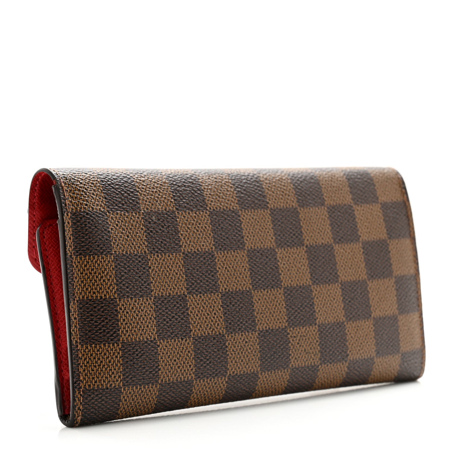 Louis Vuitton Damier Ebene Josephine Wallet Red 4 of 13