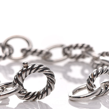 David Yurman Sterling Silver 10mm Medium Oval Link Bracelet 6 of 6