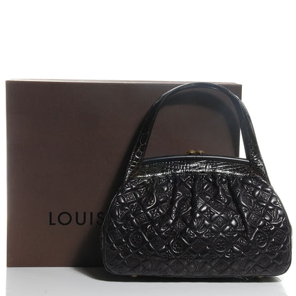 Louis Vuitton Monogram Vienna Alligator Sac Fermoir GM Aubergine 4 of 8