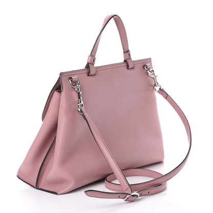 Gucci Cellarius Calfskin Medium Bamboo Daily Top Handle Bag Carmine Rose 3 of 9