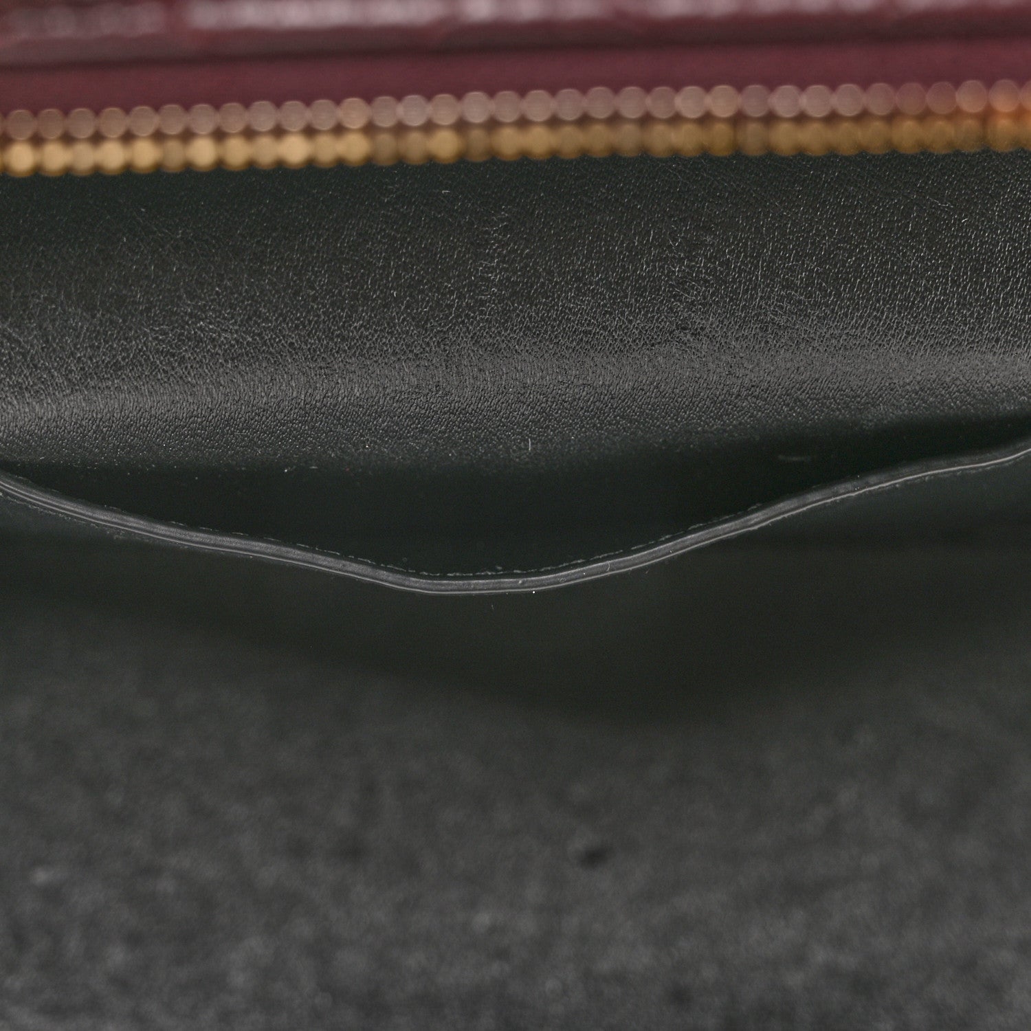 Saint Laurent Lambskin Quilted Mini Gaby Vanity Case Rouge Cabernet 12 of 12