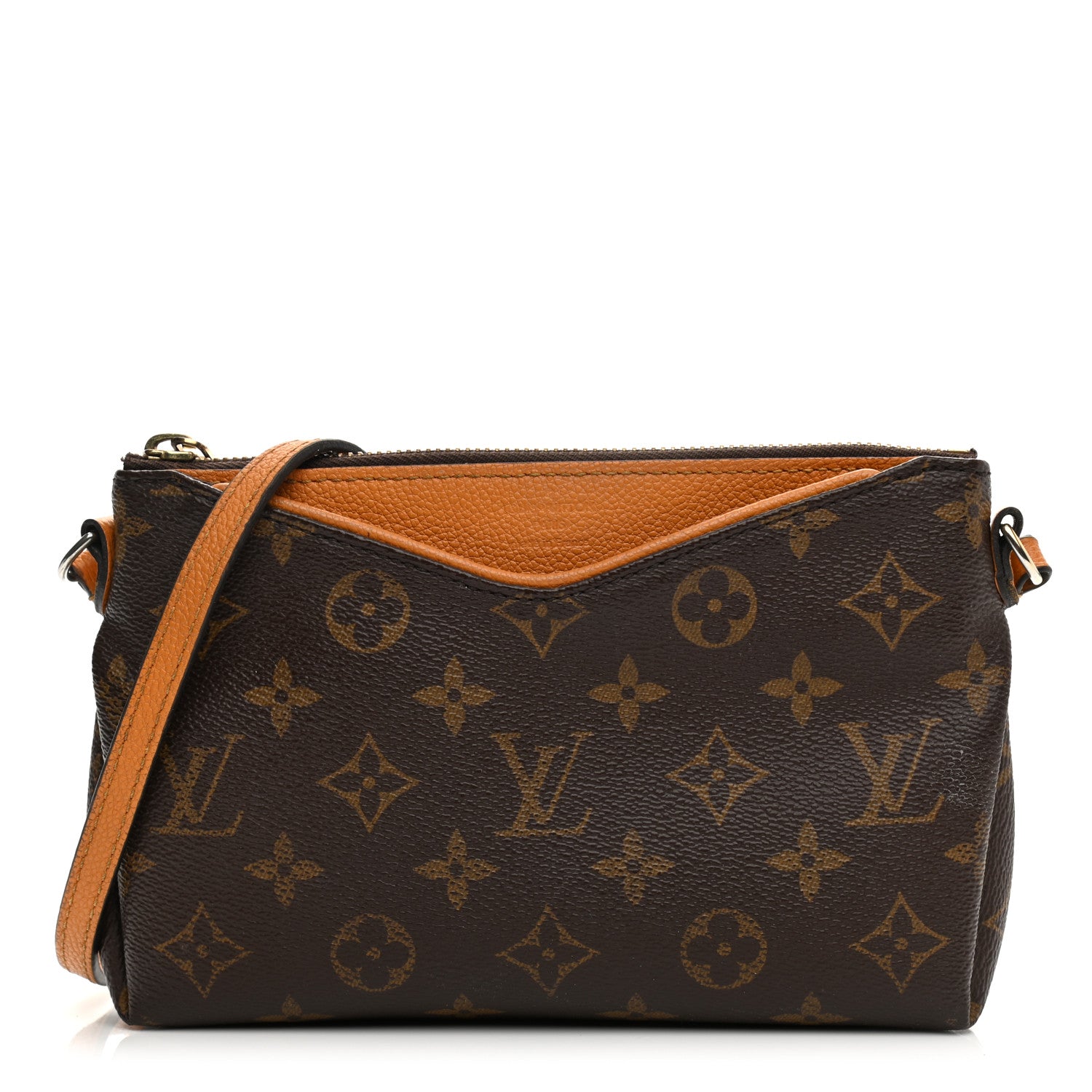 Louis Vuitton Monogram Pallas Clutch Saffron 1 of 12