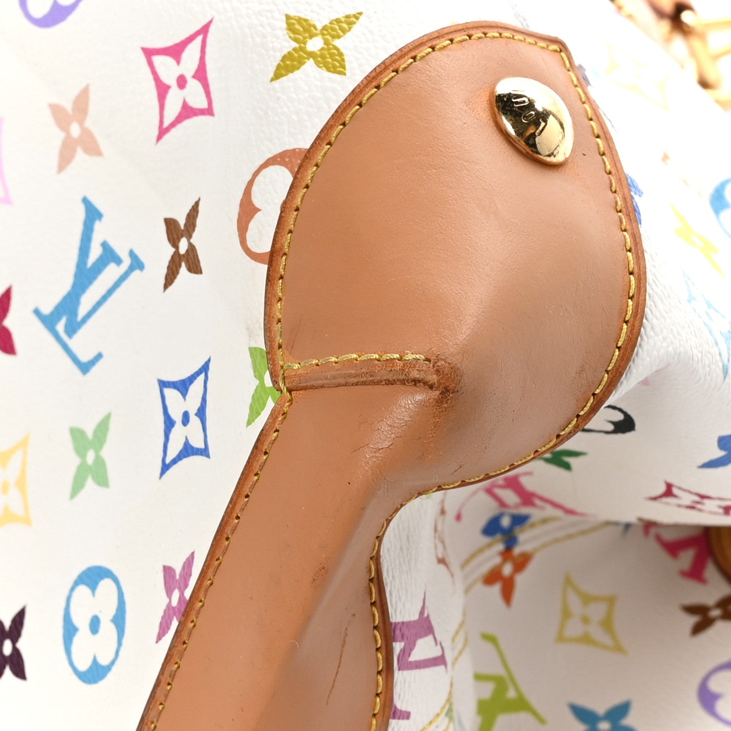 Louis Vuitton Monogram Multicolor Ursula White 8 of 10