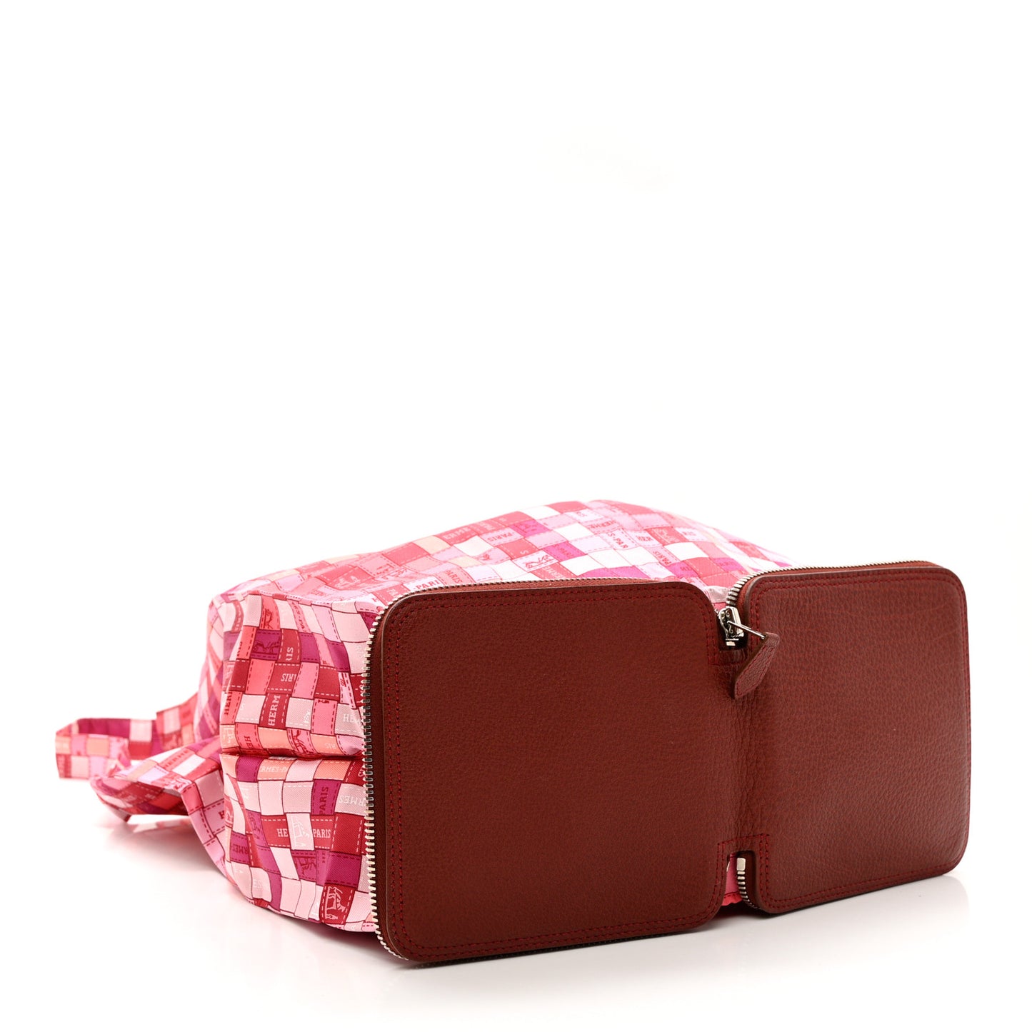 Buffle Silky Bolduc Au Carre Pop Shopper Tote Rouge H