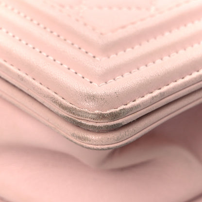 Chanel Lambskin Quilted Small Boy Flap Light Pink 9 of 12