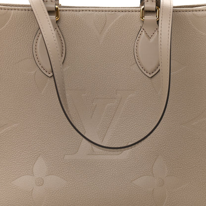 Louis Vuitton Empreinte Monogram Giant Onthego MM Tourterelle 7 of 10