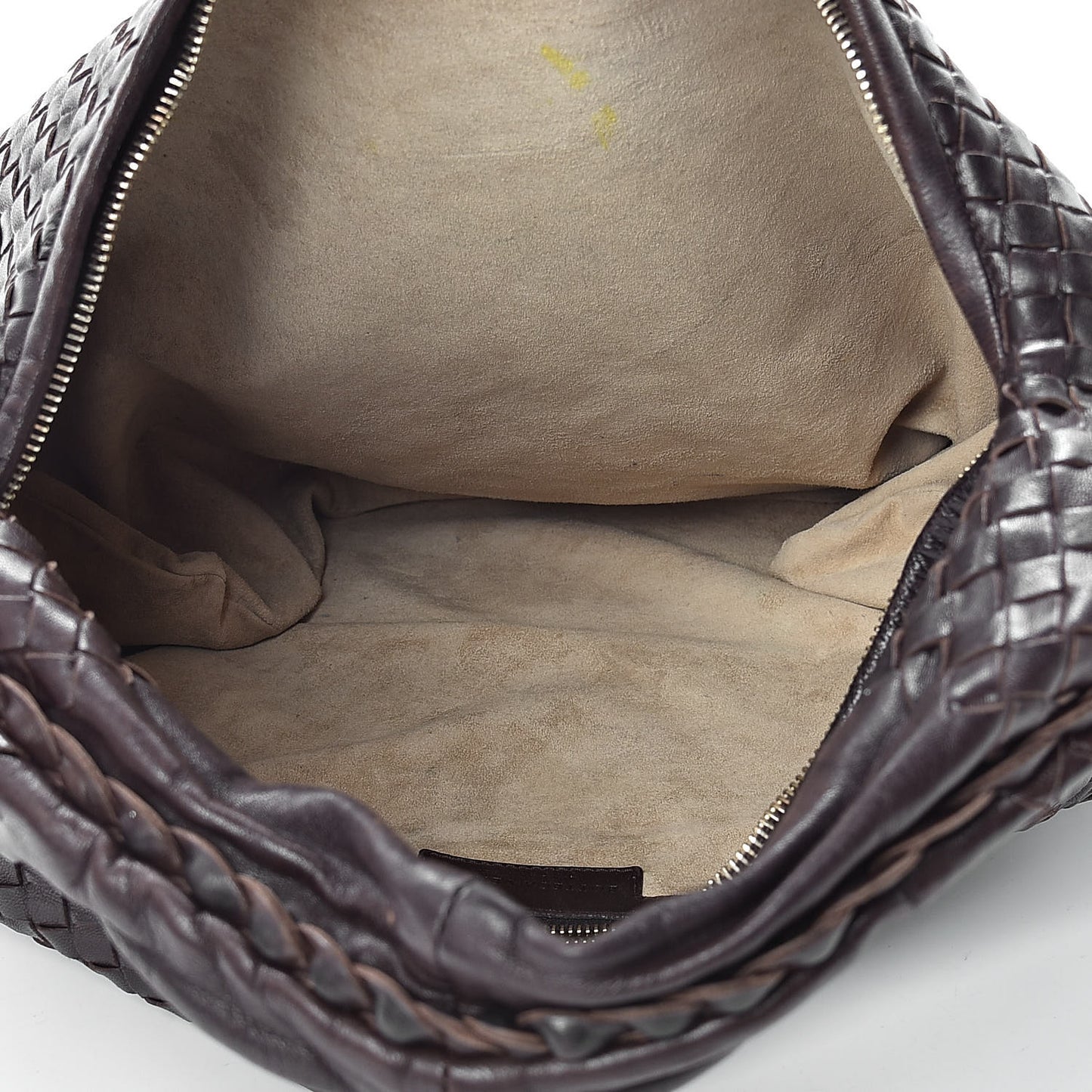 Nappa Intrecciato Large Veneta Hobo Ebano