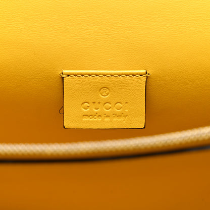 Gucci Suede Crystal Bow Embroidered Small Dionysus Shoulder Bag Yellow 5 of 14