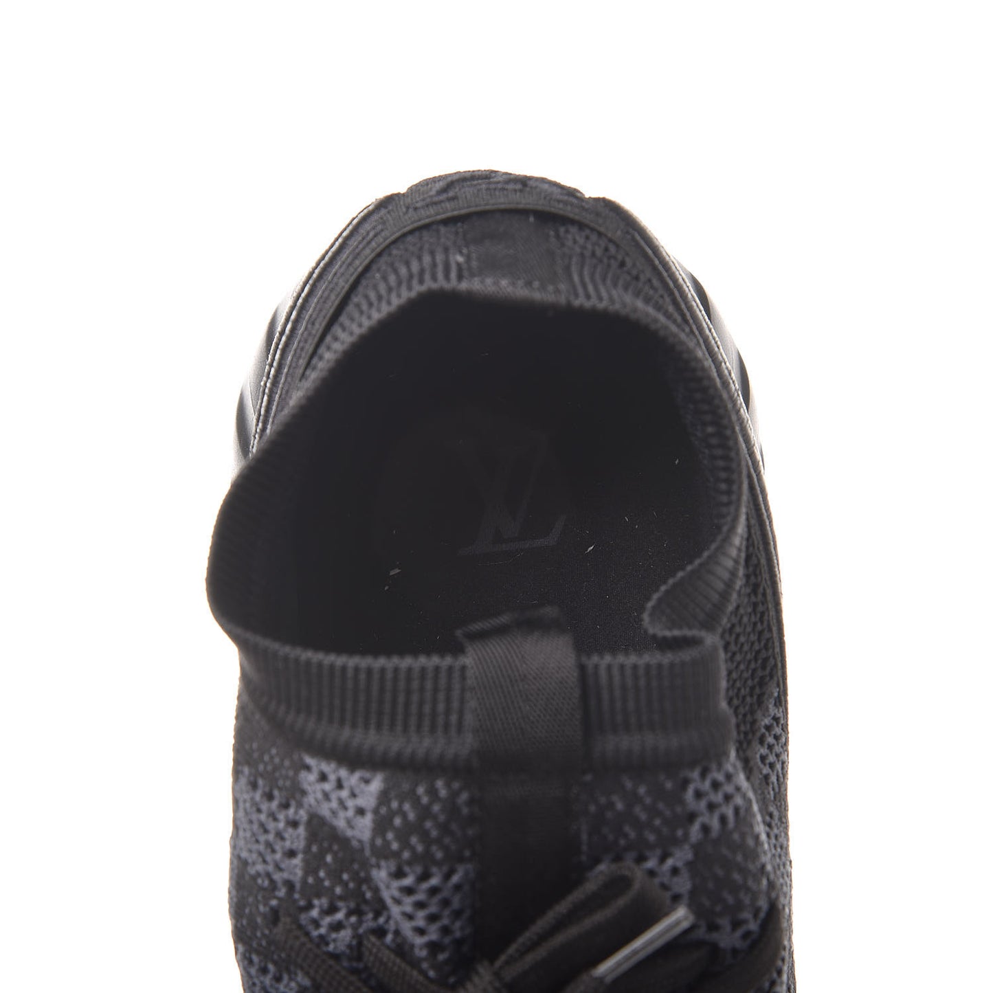 Knit Damier Fastlane Sneakers 10 Graphite
