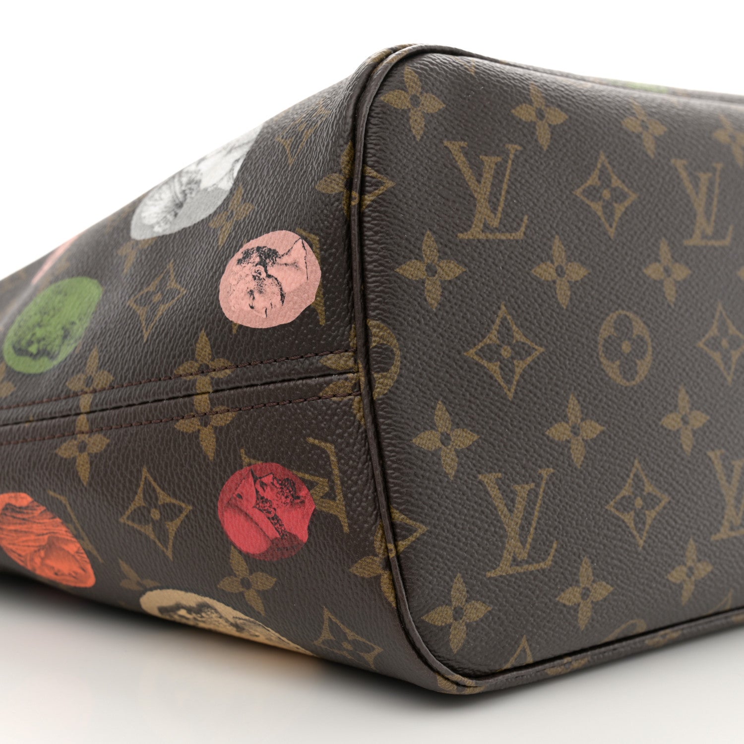 Louis Vuitton X Fornasetti Monogram Cameo Neverfull MM 9 of 10