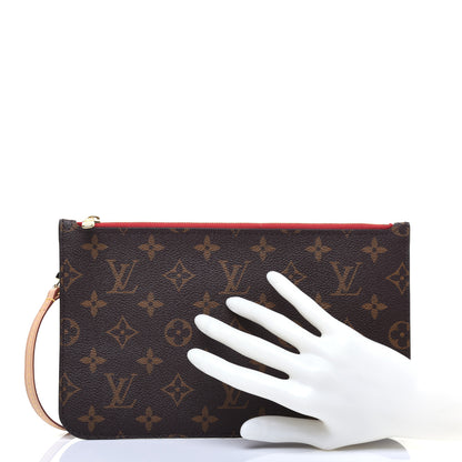 Louis Vuitton Monogram Neverfull MM GM Pochette Cherry 2 of 15