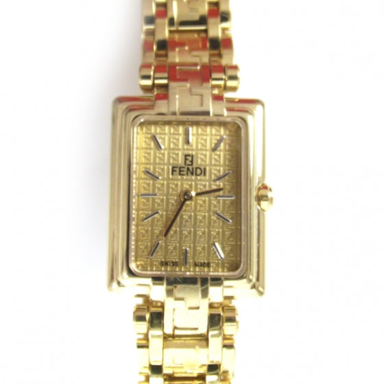 Fendi Stainless Steel 22mm Orologi Quartz Watch Gold 6 of 6