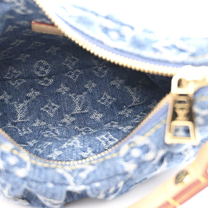 Louis Vuitton Monogram Denim Pochette Valley Blue 5 of 9
