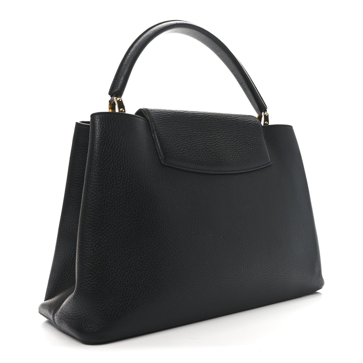 Louis Vuitton Taurillon Capucines GM Black 3 of 9
