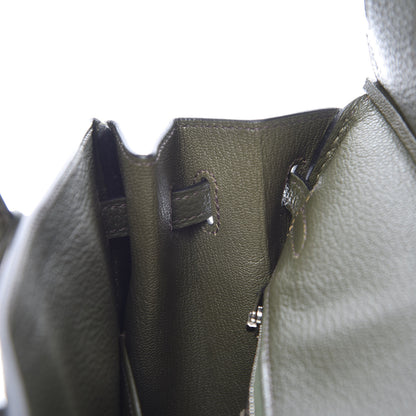 Hermes Togo Birkin 25 Vert Olive 15 of 38