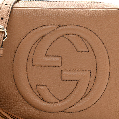 Gucci Pebbled Calfskin Small Soho Disco Bag Rose Beige 8 of 9