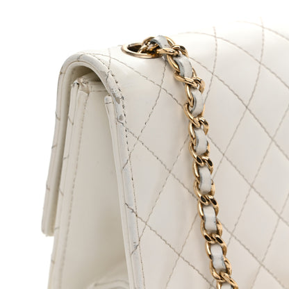 Chanel Glazed Calfskin Quilted Small Flap White 14 of 17